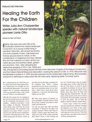 Lorrie Otto: Healing the Earth for the Children